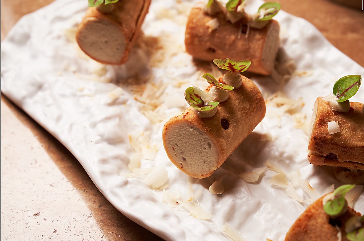Seasonal plated dish, professional presentation